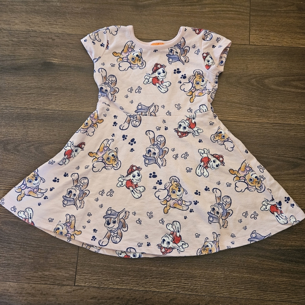 Paw Patrol Pink Girls Dress Size 5T